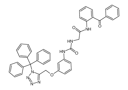 2-(N'-{m-[2-(triphenylmethyl)tetrazol-5-ylmethyloxy]phenyl}ureidomethylcarbonylamino)benzophenone_197807-55-9