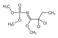 methyl 2,2-dichloro-N-dimethoxyphosphorylbutanimidate_19784-33-9