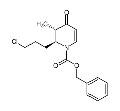 (2S,3S)-2-(3-Chloro-propyl)-3-methyl-4-oxo-3,4-dihydro-2H-pyridine-1-carboxylic acid benzyl ester_197841-63-7