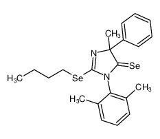 2-(butylselanyl)-3-(2,6-dimethylphenyl)-5-methyl-5-phenyl-3,5-dihydro-4H-imidazole-4-selenone_197856-20-5