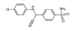 α-(4-chloroanilino)-α-(4-sulfamoylphenyl)acetonitrile_197905-88-7
