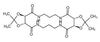 (3aR,10aR,13aR,20aR)-2,2,12,12-Tetramethyl-dodecahydro-1,3,11,13-tetraoxa-5,9,15,19-tetraaza-dicyclopenta[a,j]cyclooctadecene-4,10,14,20-tetraone_197906-45-9