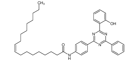 9-Octadecenamide,N-[4-[4-(2-hydroxyphenyl)-6-phenyl-1,3,5-triazin-2-yl]phenyl]-, (Z)-_197910-11-5