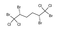 racem. 1,2,5,6-tetrabromo-1,1,6,6-tetrachloro-hexane_19792-26-8