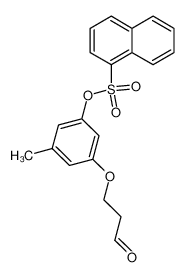 3-[5-Methyl-3-(1-naphthalenylsulfonyloxy)phenoxy]propionaldehyde_197960-26-2