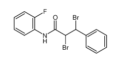 2,3-dibromo-N-(2-fluorophenyl)-3-phenylpropanamide_197961-72-1