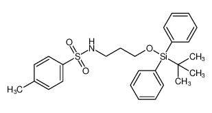 N-(3-((tert-butyldiphenylsilyl)oxy)propyl)-4-methylbenzenesulfonamide_197971-36-1