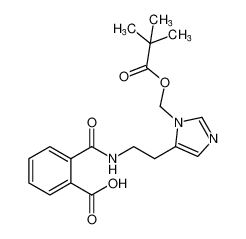 2-((2-(1-((pivaloyloxy)methyl)-1H-imidazol-5-yl)ethyl)carbamoyl)benzoic acid_197974-05-3
