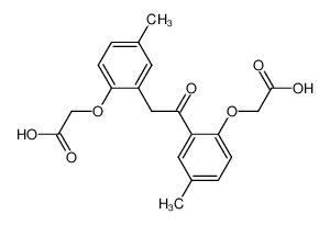 2,2'-Bis-carboxymethoxy-5,5'-dimethyl-desoxybenzoin_19799-41-8