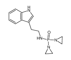 N-(2-(1H-indol-3-yl)ethyl)-P,P-di(aziridin-1-yl)phosphinic amide_1980-95-6