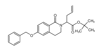 2-(6-Benzyloxy-1-oxo-3,4-dihydro-1H-isoquinolin-2-yl)-pent-4-enoic acid tert-butyl ester_198010-69-4