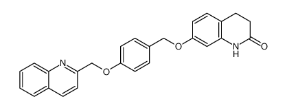 7-((4-(quinolin-2-ylmethoxy)benzyl)oxy)-3,4-dihydroquinolin-2(1H)-one_198012-62-3