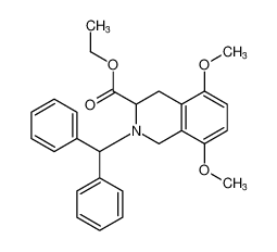 ethyl 2-benzhydryl-5,8-dimethoxy-1,2,3,4-tetrahydroisoquinoline-3-carboxylate_198020-94-9