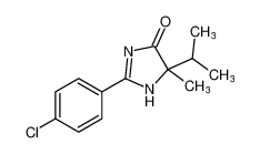 2-(4-chlorophenyl)-5-isopropyl-5-methyl-1,5-dihydro-4H-imidazol-4-one_198024-25-8
