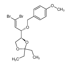 (3S,4S)-1,1-dibromo-3-(4-methoxybenzyloxy)-4,5-pentylidenedioxy-1-pentene_198057-20-4