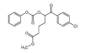 methyl 6-(4-chlorophenyl)-6-oxo-4-(phenyoxycarbonyloxy)hexanoate_198064-85-6