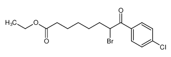 7-Bromo-8-(4-chloro-phenyl)-8-oxo-octanoic acid ethyl ester_198064-93-6