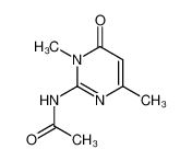 2-acetylamino-3,6-dimethyl-3H-pyrimidin-4-one_19810-46-9