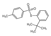 Toluene-4-thiosulfonic acid S-(2-tert-butyl-phenyl) ester_198123-71-6