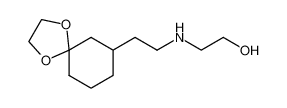 2-[2-(1,4-Dioxa-spiro[4.5]dec-7-yl)-ethylamino]-ethanol_198127-12-7