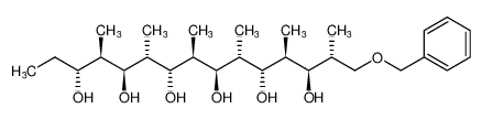 (2R,3R,4S,5S,6R,7R,8R,9R,10S,11S,12R,13R)-1-(benzyloxy)-2,4,6,8,10,12-hexamethylpentadecane-3,5,7,9,11,13-hexaol_198129-35-0