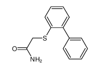 (Biphenylyl-(2)-mercapto)-essigsaeure-amid_19813-82-2