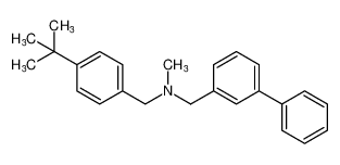 1-([1,1'-biphenyl]-3-yl)-N-(4-(tert-butyl)benzyl)-N-methylmethanamine_198133-08-3