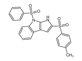 1,8-dihydro-8-(phenylsulfonyl)-2-(p-toluenesulfonyl)pyrrolo[2,3-b]indole_198135-77-2