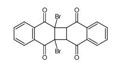 5a,11b-Dibrom-5,6,11,12,-tetraoxo-5,5a,5b,6,11,11a,11b,12-octahydro-dibenzo(b,h)biphenylen_19817-53-9