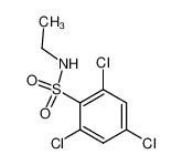 N-Aethyl-2.4.6-trichlor-benzolsulfonsaeureamid_19818-21-4