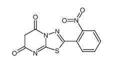 2-(2-nitro-phenyl)-[1,3,4]thiadiazolo[3,2-a]pyrimidine-5,7-dione_19819-06-8