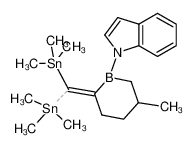 1-(2-(bis(trimethylstannyl)methylene)-5-methylborinan-1-yl)-1H-indole_198195-44-7