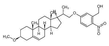 20α-(3-hydroxymethyl-4-nitrophenoxymethyl)-3β-methoxy-5-pregnen_198198-46-8