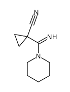 1-(1-cyano-cyclopropanecarboximidoyl)-piperidine_1982-78-1
