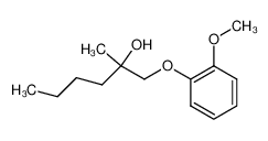1-(2-Methoxy-phenoxy)-2-methyl-hexan-2-ol_19820-04-3