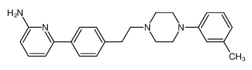 6-{4-[2-(4-m-Tolyl-piperazin-1-yl)-ethyl]-phenyl}-pyridin-2-ylamine_198209-52-8