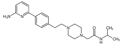 2-(4-(4-(6-aminopyridin-2-yl)phenethyl)piperazin-1-yl)-N-isopropylacetamide_198209-69-7