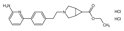 ethyl 3-(4-(6-aminopyridin-2-yl)phenethyl)-3-azabicyclo[3.1.0]hexane-6-carboxylate dihydrochloride_198210-97-8