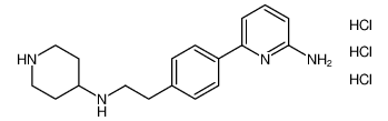 6-(4-(2-(piperidin-4-ylamino)ethyl)phenyl)pyridin-2-amine trihydrochloride_198211-03-9