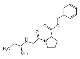 (S)-1-[2-((S)-sec-Butylamino)-acetyl]-pyrrolidine-2-carboxylic acid benzyl ester_198225-13-7