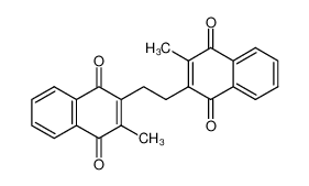 3,3'-Dimethyl-2,2'-ethylenbis(1,4-naphthochinon)_19825-57-1