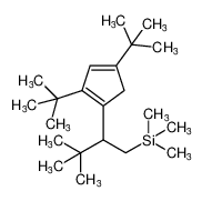 (2-(2,4-di-tert-butylcyclopenta-1,3-dien-1-yl)-3,3-dimethylbutyl)trimethylsilane_198278-10-3