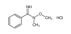 N-methoxy-N-methylbenzimidamide hydrochloride_198278-28-3