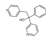 1-phenyl-1-pyridin-3-yl-2-pyridin-4-yl-ethanol_19828-13-8