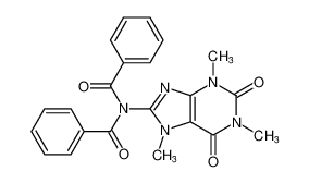 N-benzoyl-N-(1,3,7-trimethyl-2,6-dioxo-2,3,6,7-tetrahydro-1H-purin-8-yl)benzamide_198282-95-0