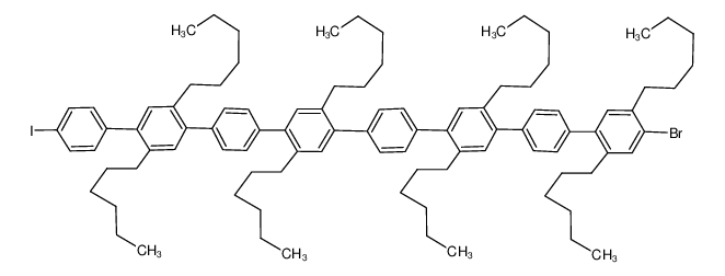 4-bromo-4(7)-iodo-tetra-p-(2,5-dihexyl-biphenylene)_198289-16-6