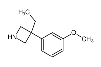 3-ethyl-3-(3-methoxy-phenyl)-azetidine_19832-30-5