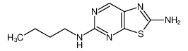N5-butyl-thiazolo[5,4-d]pyrimidine-2,5-diamine_19835-11-1