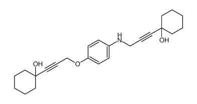 1-(3-(4-((3-(1-hydroxycyclohexyl)prop-2-yn-1-yl)amino)phenoxy)prop-1-yn-1-yl)cyclohexan-1-ol_198402-76-5