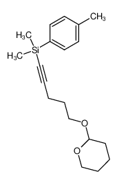 5-dimethyl(p-methylphenyl)silyl-1-(2-tetrahydropyranyloxy)-4-pentyne_198411-13-1